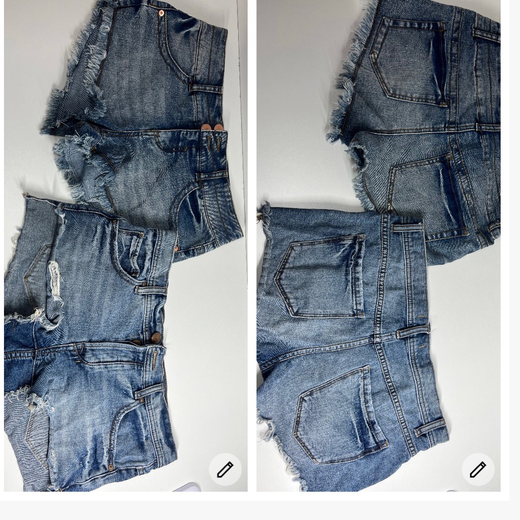 Variety Of Brand Denim Shorts